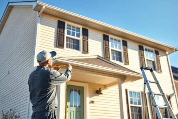 Estimating an exterior house painting job