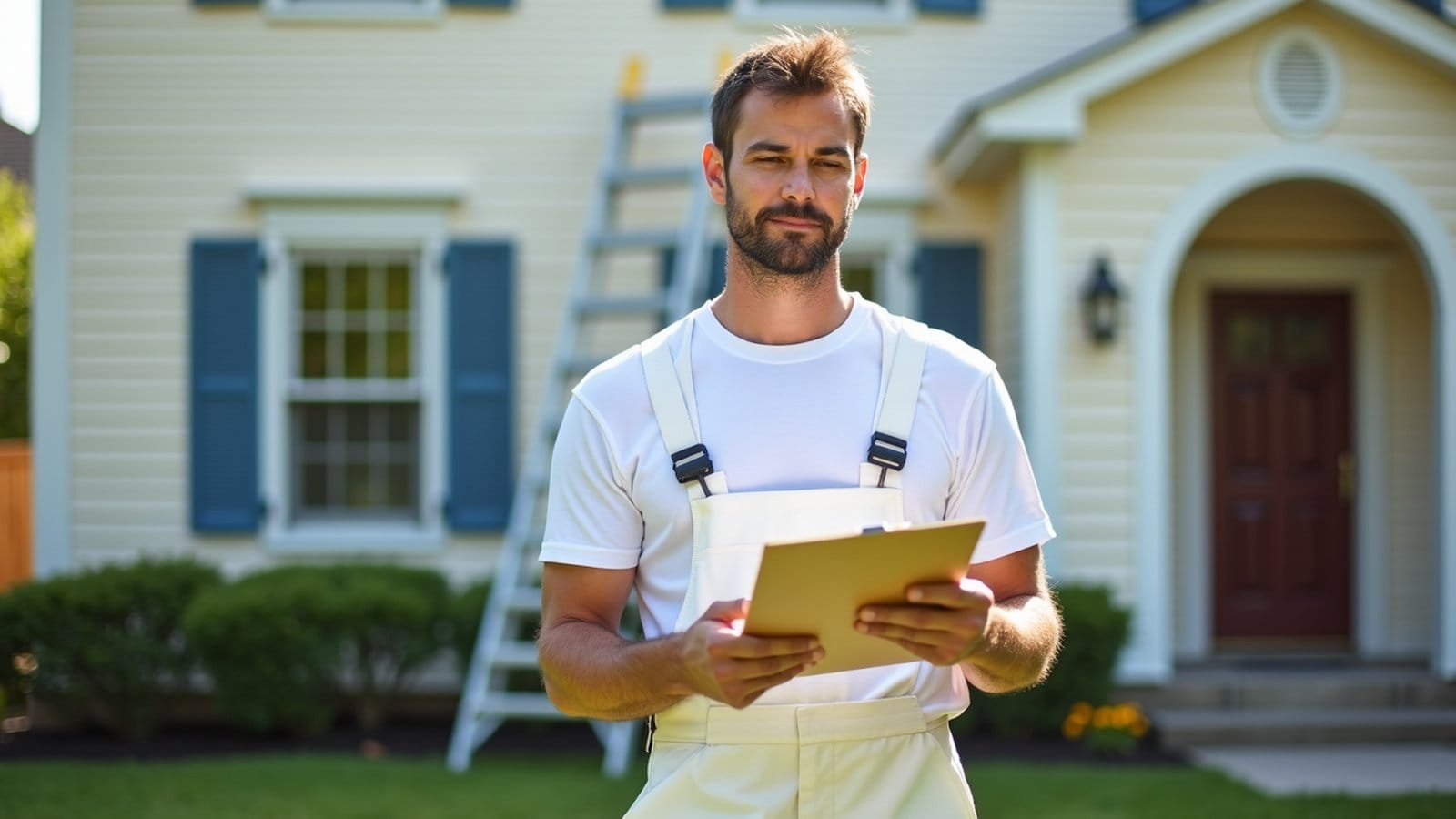 Communicating with a customer during a painting job