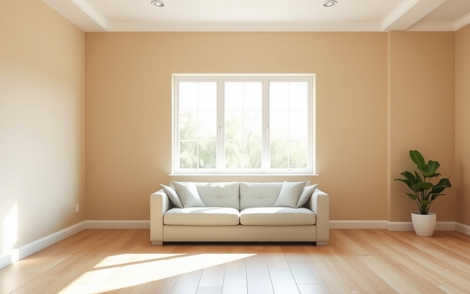 Freshly painted home showing how long it takes to paint a house